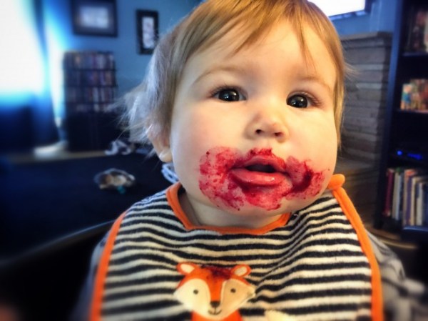 Viona Eats - Bananas, Beets and Basil Puree