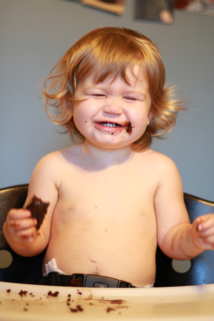 Viona Eating Chocolate Cake