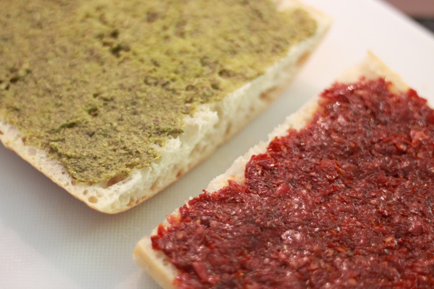 Pressed Italian Sandwich Prep