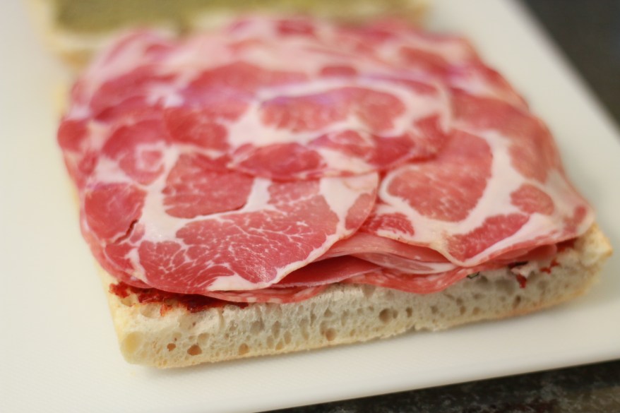 Pressed Italian Sandwich Prep