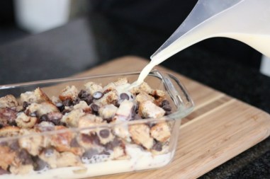 Cinnamon and Chocolate Bread Pudding