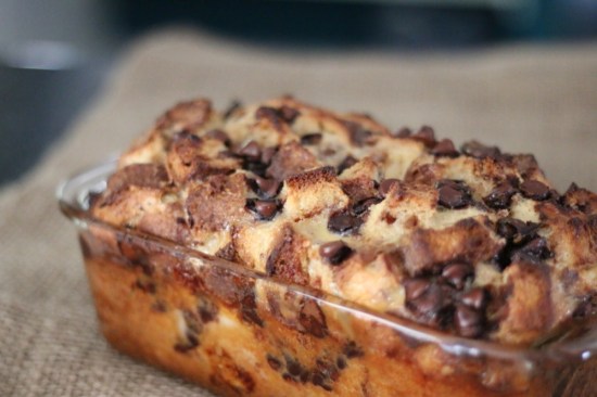 Cinnamon and Chocolate Bread Pudding