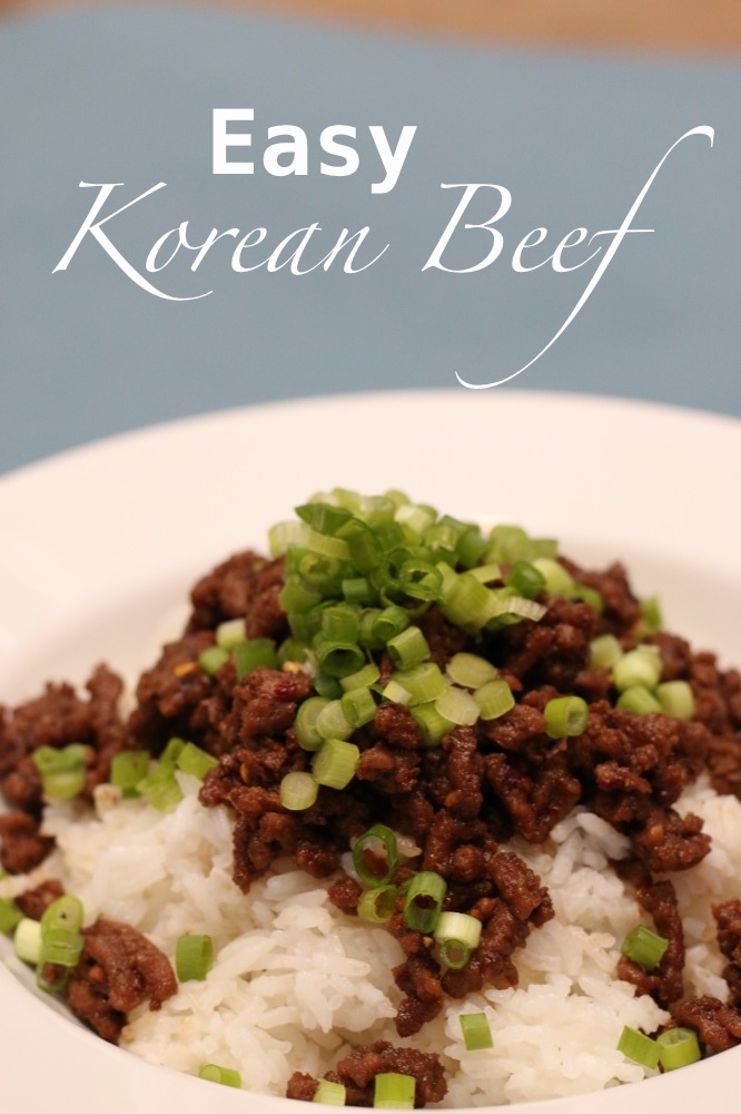 Easy Korean Beef Dinner