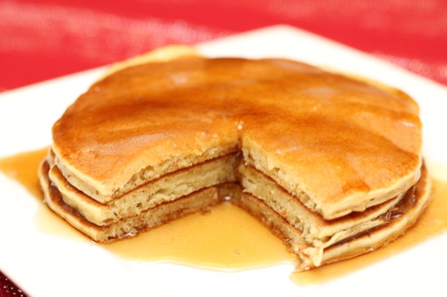 Delicious Egg Nog Pancakes